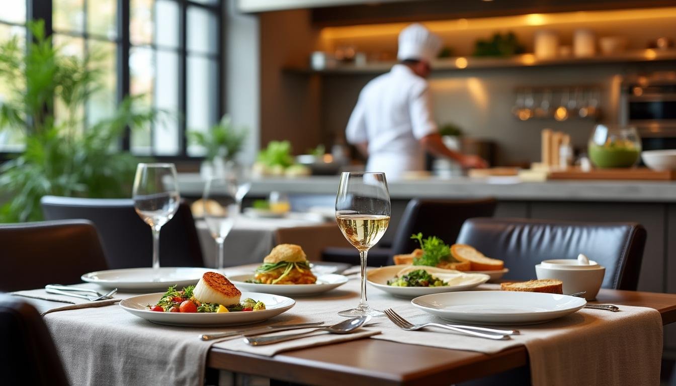 plongez dans l’univers d’un restaurant semi gastronomique où saveurs raffinées et ambiance conviviale se rencontrent. découvrez une cuisine inventive et généreuse, parfaite pour un moment de plaisir et de partage.