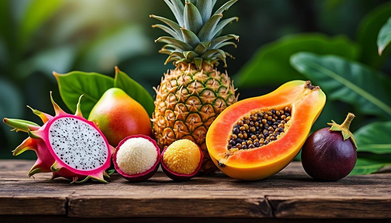 découvrez notre guide complet sur les fruits exotiques : conseils pour choisir, préparer et savourer ces délices venus d’ailleurs. voyagez avec des saveurs uniques et apprenez tout sur leurs bienfaits pour la santé !