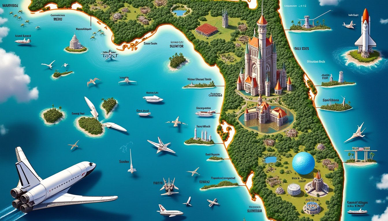 découvrez les lieux incontournables de la floride en 2025 grâce à notre carte interactive : plages, parcs d’attractions, villes animées et trésors cachés à ne pas manquer pour un voyage inoubliable.
