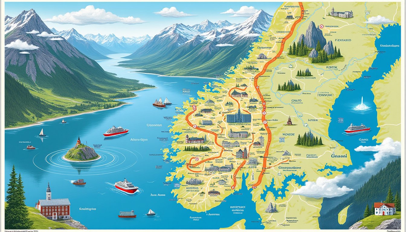 découvrez la carte de la norvège et tous les essentiels pour planifier votre exploration en 2025 : attractions, itinéraires incontournables et conseils pratiques pour un voyage réussi.