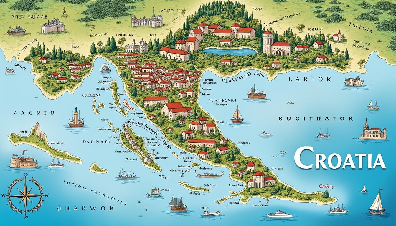 découvrez la croatie à travers sa carte détaillée : explorez ses régions, villes emblématiques et sites incontournables pour préparer au mieux votre voyage.