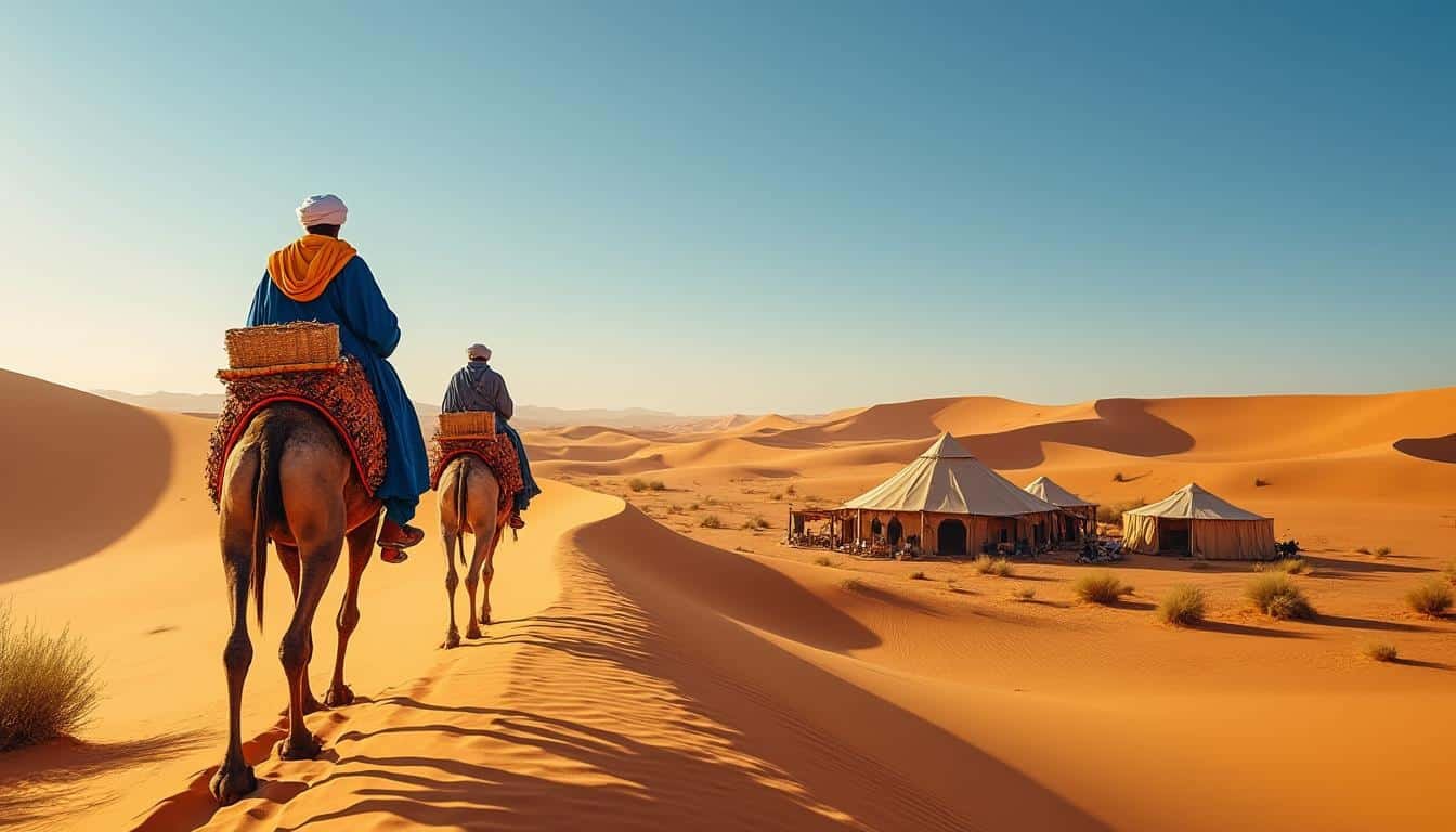 explorez merzouga avec notre guide complet pour un voyage authentique dans le désert, découvrez ses dunes majestueuses, sa culture locale et vivez une expérience inoubliable au cœur du sahara.